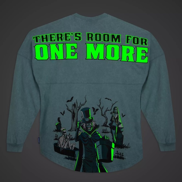 Disney HAUNTED MANSION Spirit Jersey Adult M Constance Hatbox Ghost Glow NEW - Picture 14 of 14